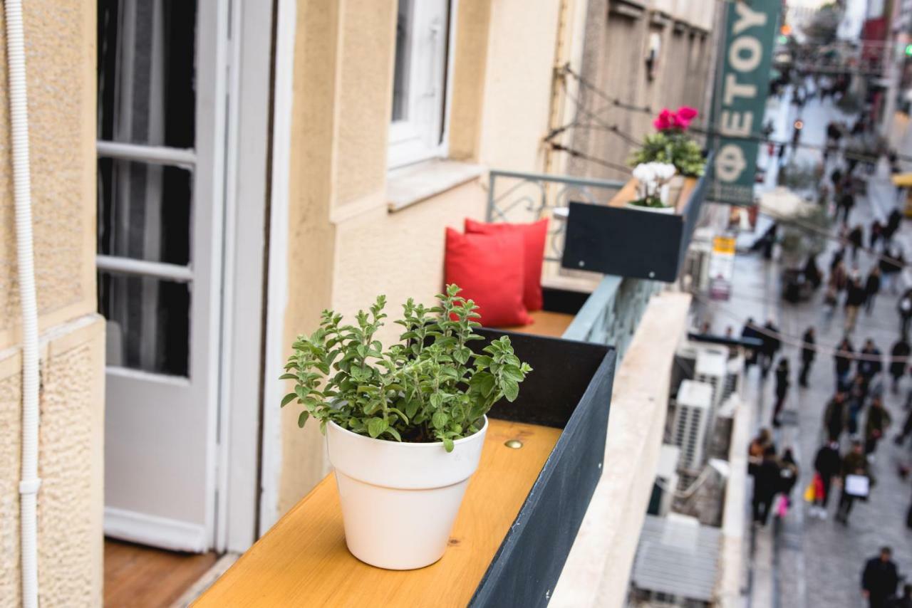 Appartamento di 22 m² con 1 camera Atene Esterno foto